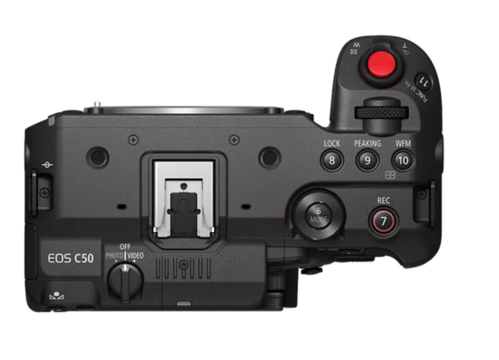 Canon EOS C50 Top View